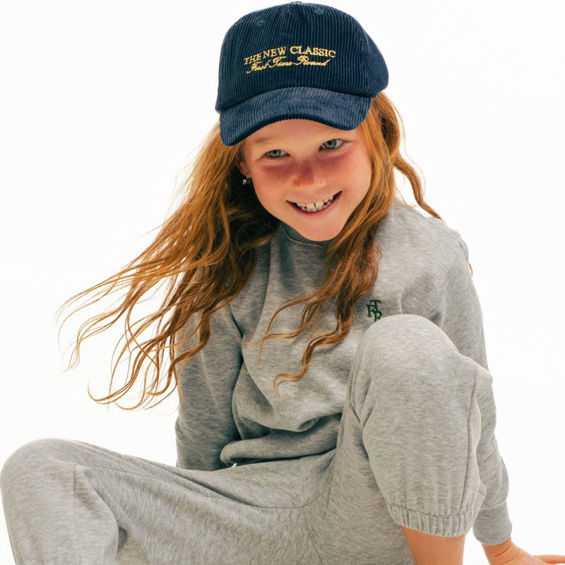 Jual First Time Round Petite (Kids) - Corduroy Cap - Oxford | Shopee ...