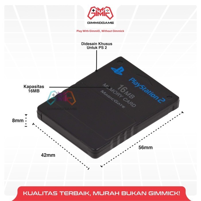 Jual Memory Card MC PS2 16MB Warna Hitam | Shopee Indonesia