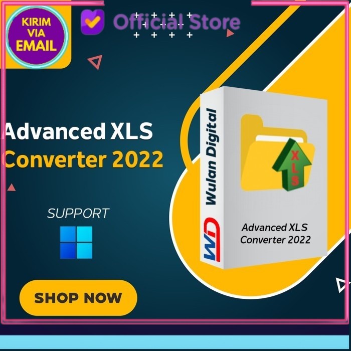 Jual software convert file excel advanced xls converter 2022 win
