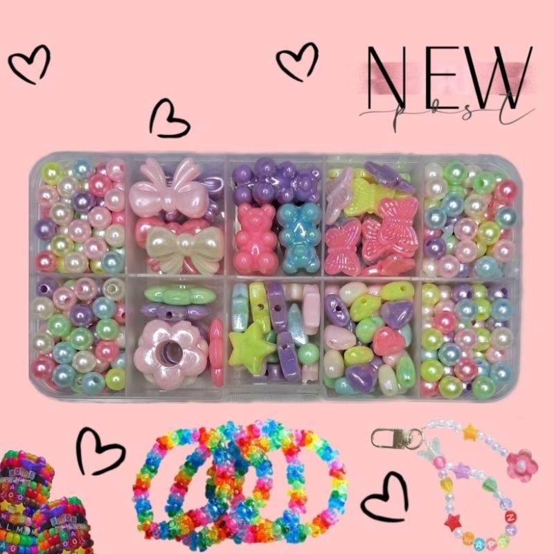 Jual Ready.. manik one set/manik easthetic box/DIY meronce/ manik 1 set ...