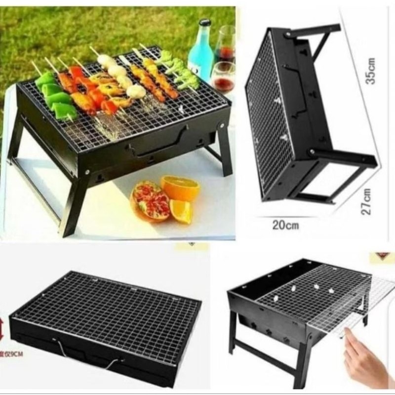 Jual (Besar 35x30cm) ALAT PANGGANG BARBEQUE GRILL / PEMANGGANG KOTAK ...