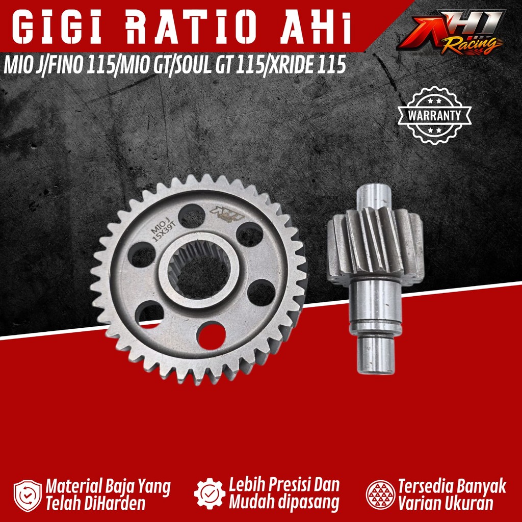 Jual Gigi Ratio Rasio Mio Fino M3 Mio J Z S Xride Soul GT Nuovo Freego ...