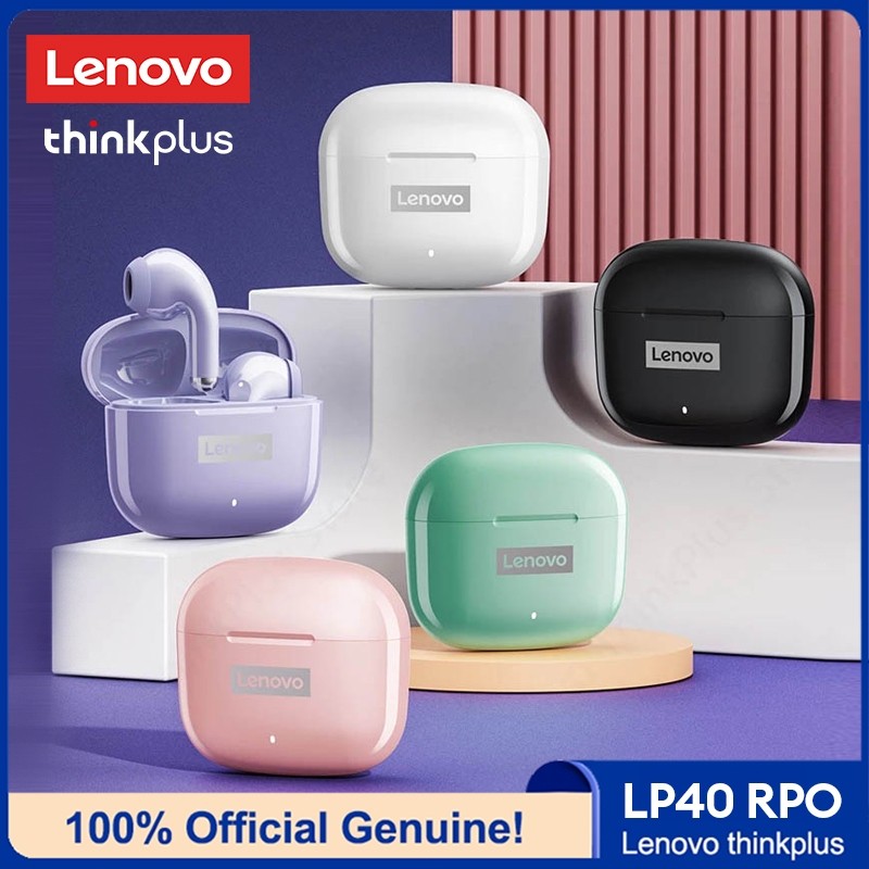 Jual Lenovo Thinkplus LP40/PRO/LP23 TWS Wireless Bluetooth Earphone V5 ...