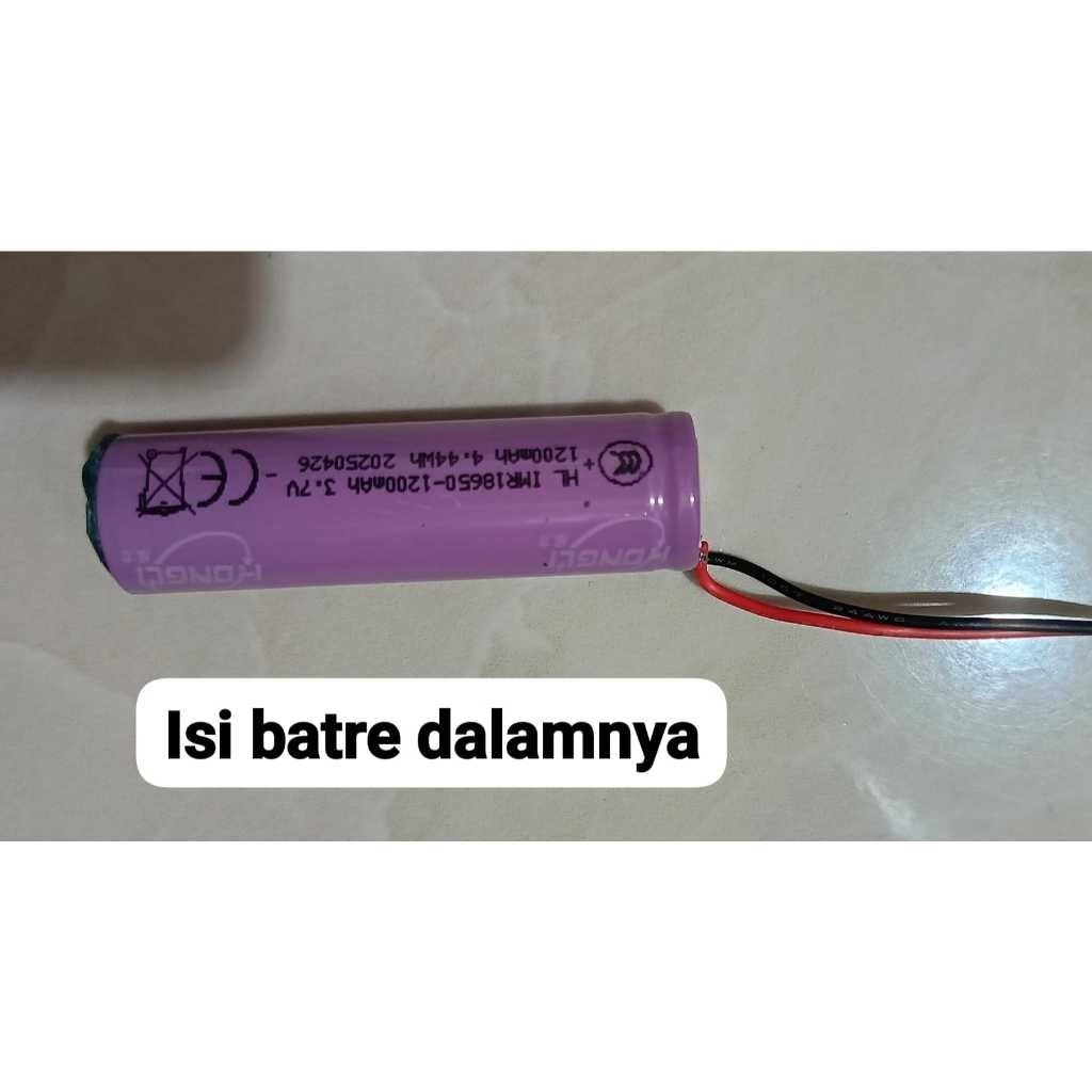 Jual Batre 18650 HONGLI Soket real 1200 mAh BARU / Batre soket / Batre ...