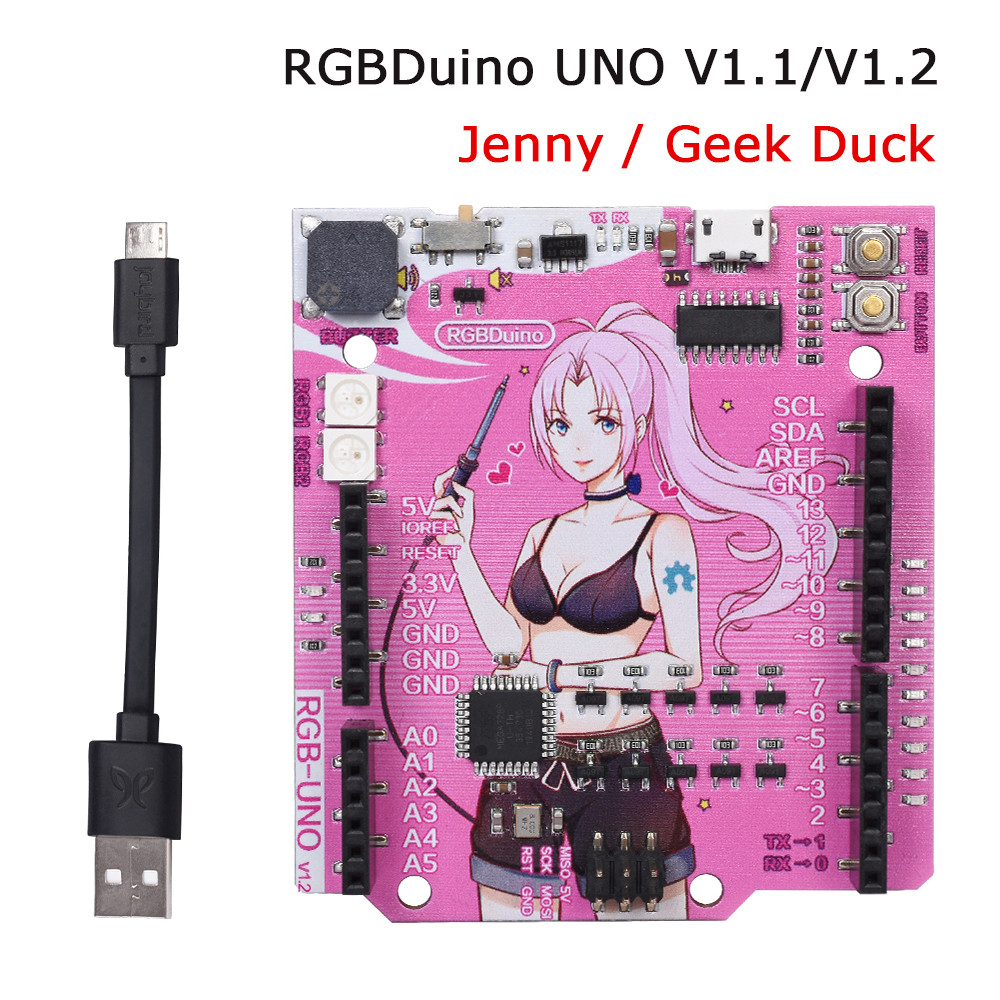 Jual RGBDuino UNO V1.2 Jenny Development Board ATmega328P Chip CH340C ...