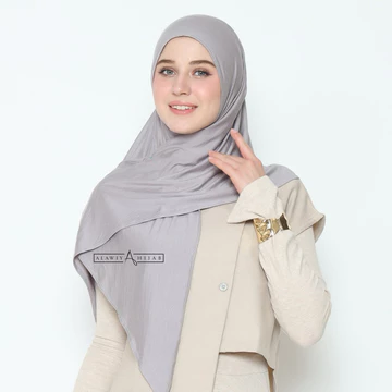 Alawiyahijab Lea Instant TENCEL™ (Segitiga Instan) Anti Bacterial Tencel Modal (Bukan Pashmina