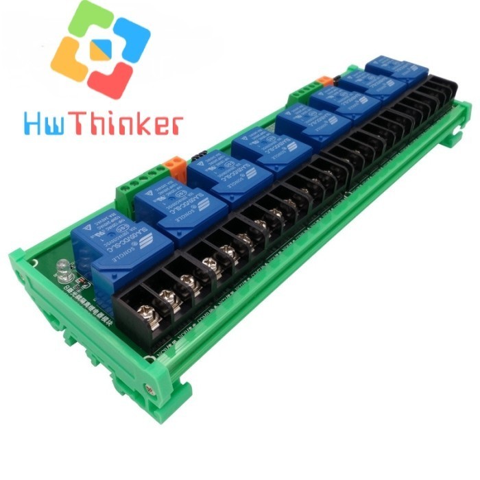 Jual DS99 Relay Board 8 ch channel 5V 12V 24V 30A Opto Aktif High Low ...