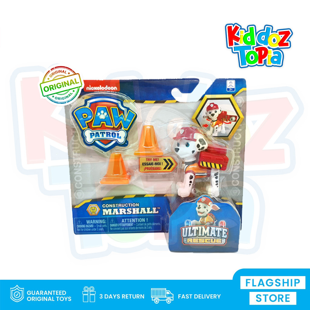 Jual Paw Patrol Ultimate Rescue Construction Marshall Figure | Shopee ...