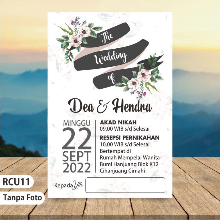 Jual Undangan Kecil Undangan Kopi Punjungan Cod Shopee Indonesia