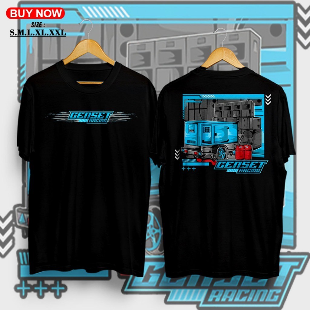 Jual Kaos Genset Racing - Kaos Sound Horeg - Kaos Kata kata - Kaos ...