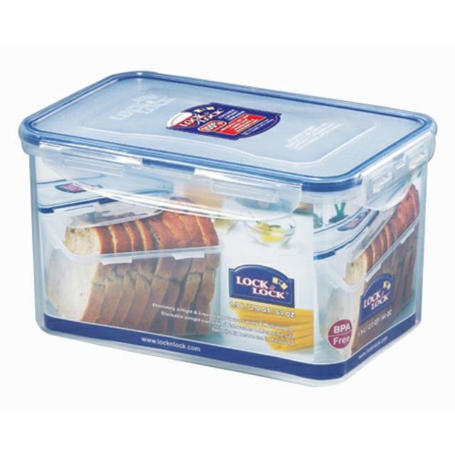 Jual Lock n Lock Food Container 1.9L HPL818 Bread Box Wadah makanan ...