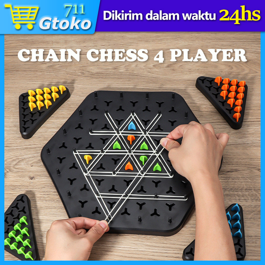 Jual Permainan Papan Chain Chess Family Board Game Mainan Edukasi ...