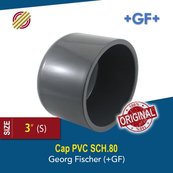 Jual CAP 3 INCH PVC SCH80 | George Fischer +GF+ | Shopee Indonesia
