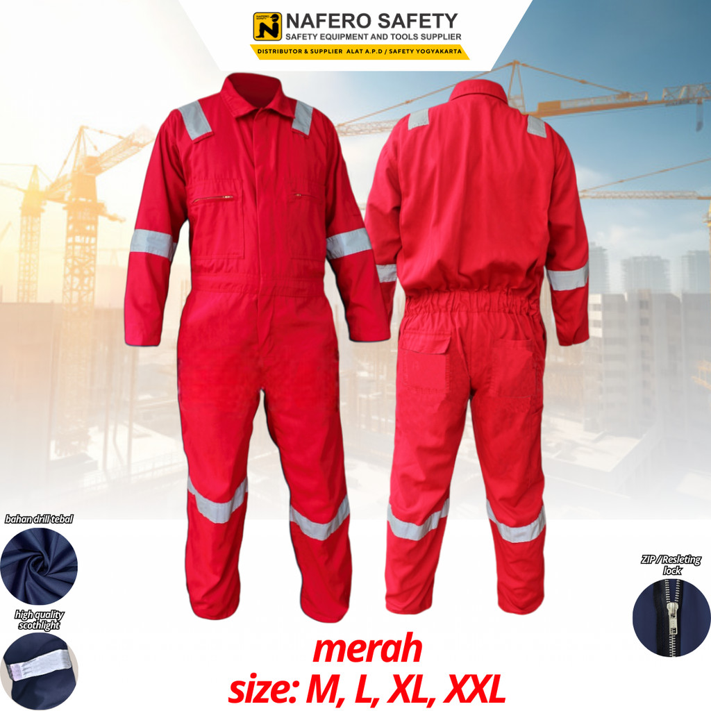 Jual Wearpack TERUSAN KATELPAK COVERALL Baju Safety Wearpack Size M L ...