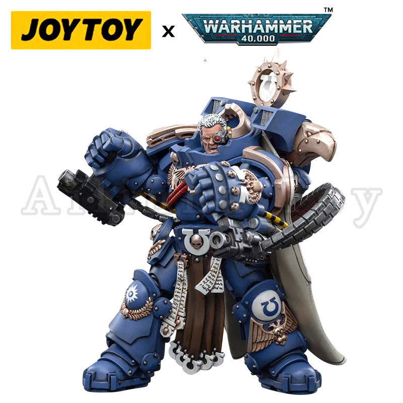 JOYTOY Warhammer 40K 1/18 Action Figure - Marneus Calgar E Doppia Guardia D'Onore Victrix - Modello Da Collezione Dipinto A Mano, Regalo Per Fan