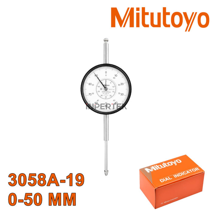Jual Dial Indicator 0-50 mm MITUTOYO 3058A-19 0.001 Dial Indikator 50mm ...