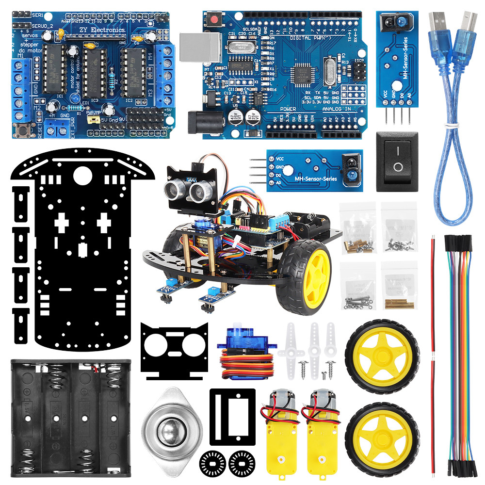 Jual Tscinbuny Smart Robot Car Kit for Arduino Programmable Project ...