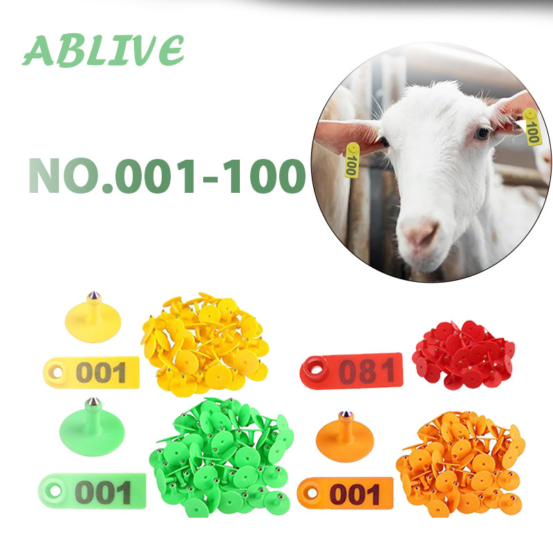 Jual 100pcs Ear Tag Kambing Alat Eartag Kambing Eartag Sapi Ear Tag ...