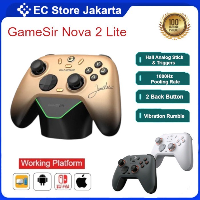 Jual GameSir Nova 2 Lite Gamepad Game Controller Joystick Hall Effect ...