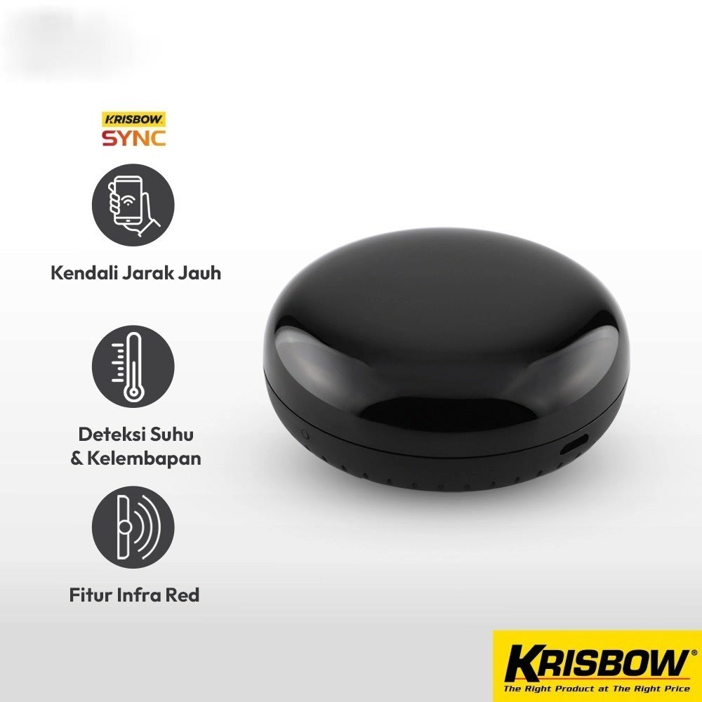 Jual KRISBOW Sync Remote Pintar Universal Infrared Remote Smart Home ...