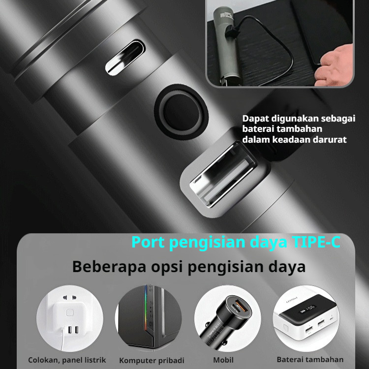 Jual [Berlangsung 72 Jam/Terang 500 Meter Jauhnya]Senter kait jarak ...
