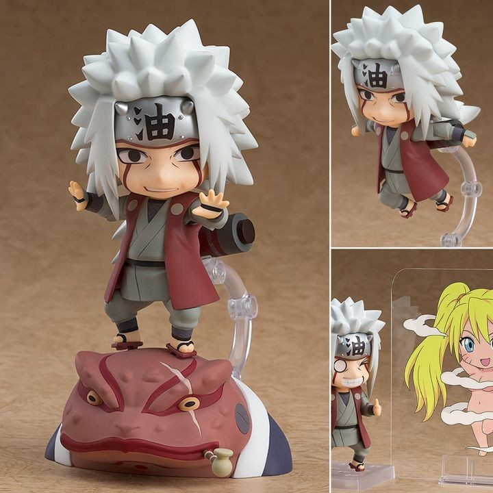 Naruto Shippuden Nendoroid Action Figure Jiraiya & Gamabunta Set, 10 Cm, PVC, Good Smile, Riedizione - 2