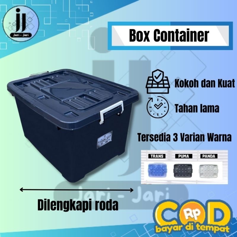 Jual Box Container Puma Akako lengkap dengan roda Kotak Penyimpanan ...