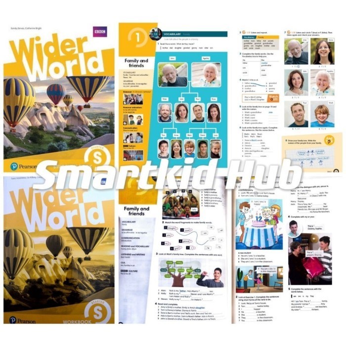Jual () Wider World Starter/1/2/3/4 Student’s Book Workbook Grammar New ...
