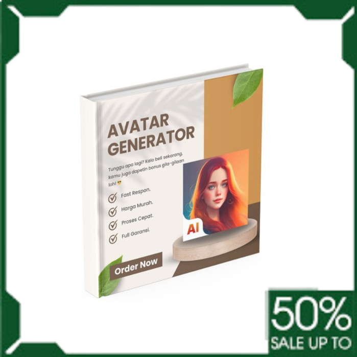 Beli 2 Gratis 1 Software Aplikasi Seni Pembuat Avatar AI Di Android
