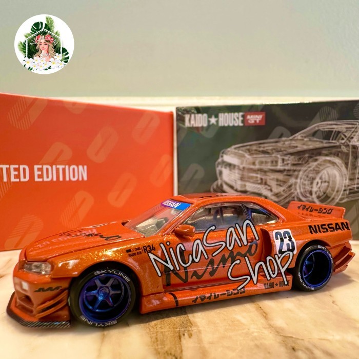 Mini GT x Kaido House - KHMG158 Nissan Skyline GT-R (R34