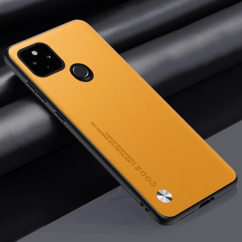 Jual New Phone case Google Pixel 5A 4A 5G Carbon Fibre Leather