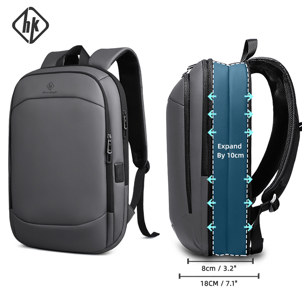 Jual HK Business Backpack for Men 17 Inch Laptop Backpack with USB Port ...