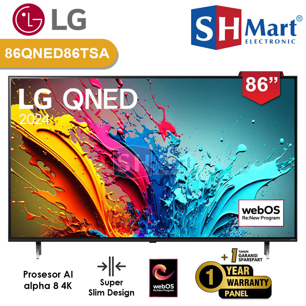 Jual SMART TV LG 86 INCH 86QNED86TSA 4K UHD QUANTUM NANOCELL 86QNED86 ...