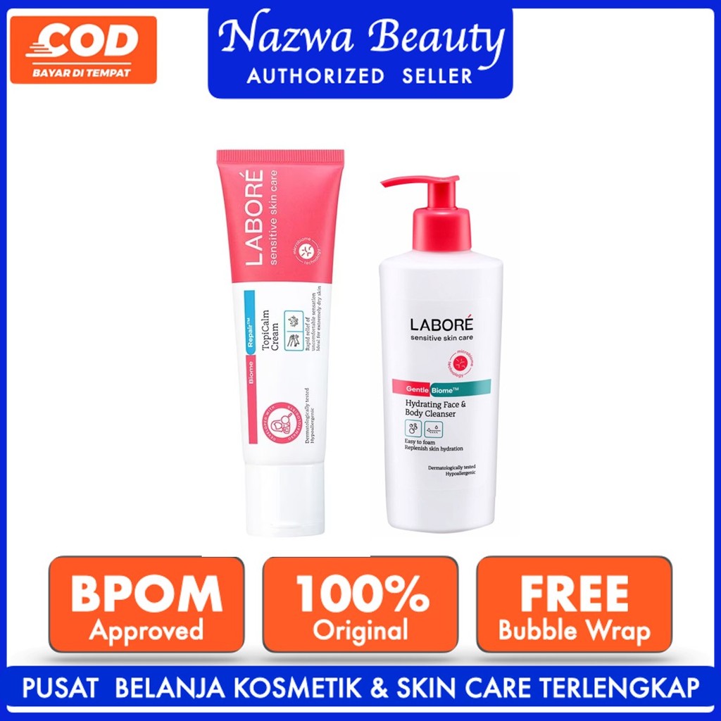 Jual Labore Extreme Sensitive Skin Saviour Bundle - TopiCalm Cream 85ml ...
