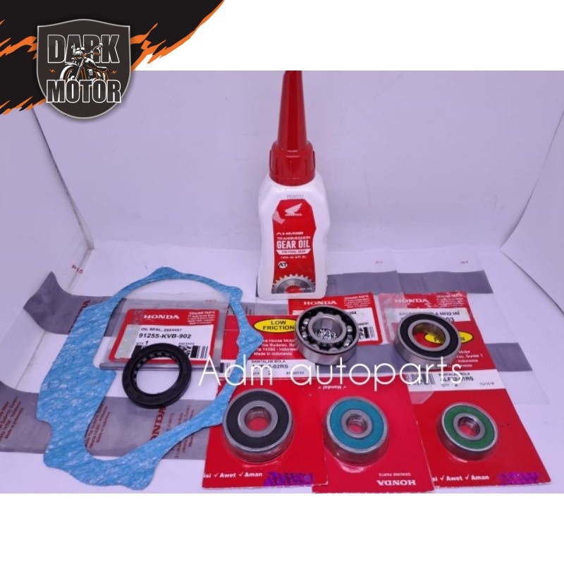 Jual Bearing rasio Gear Box Gardan KOJ 5PC+Sil roda+Paking+Oli Genio ...