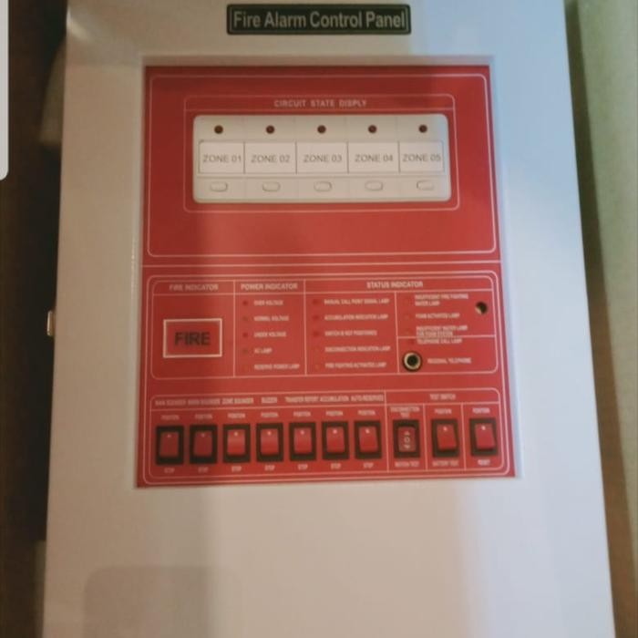 Jual MASTER CONTROL FIRE ALARM TYY 5ZONE PANEL PEMADAM API | Shopee ...