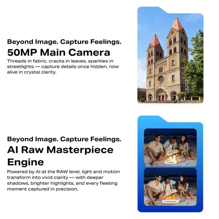 Kamera belakang 50MP Infinix Hot 60 Pro Plus dengan kemampuan merekam video 2K 30FPS