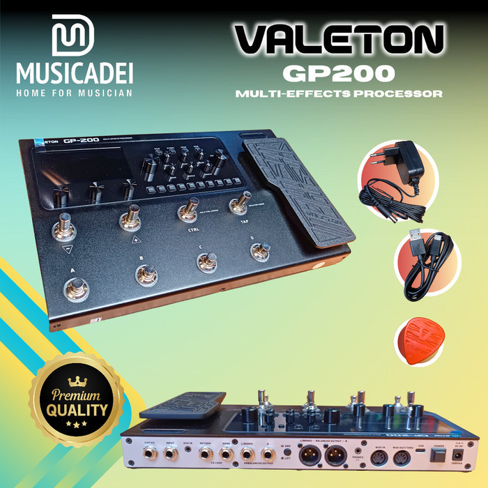 Jual Multieffect Gitar VALETON GP200 / GP-200 / GP 200 | Shopee Indonesia
