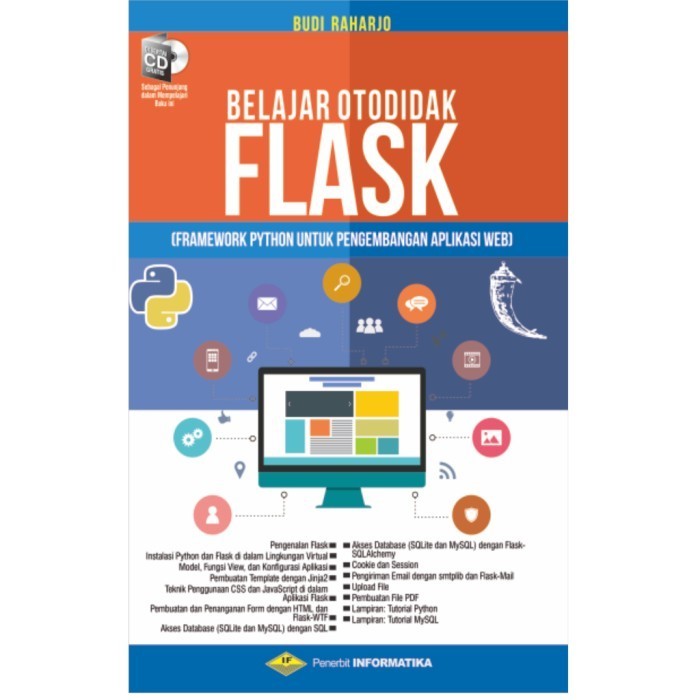 Jual Belajar Otodidak FLASK + CD (Framework Python untuk Pengembangan ...