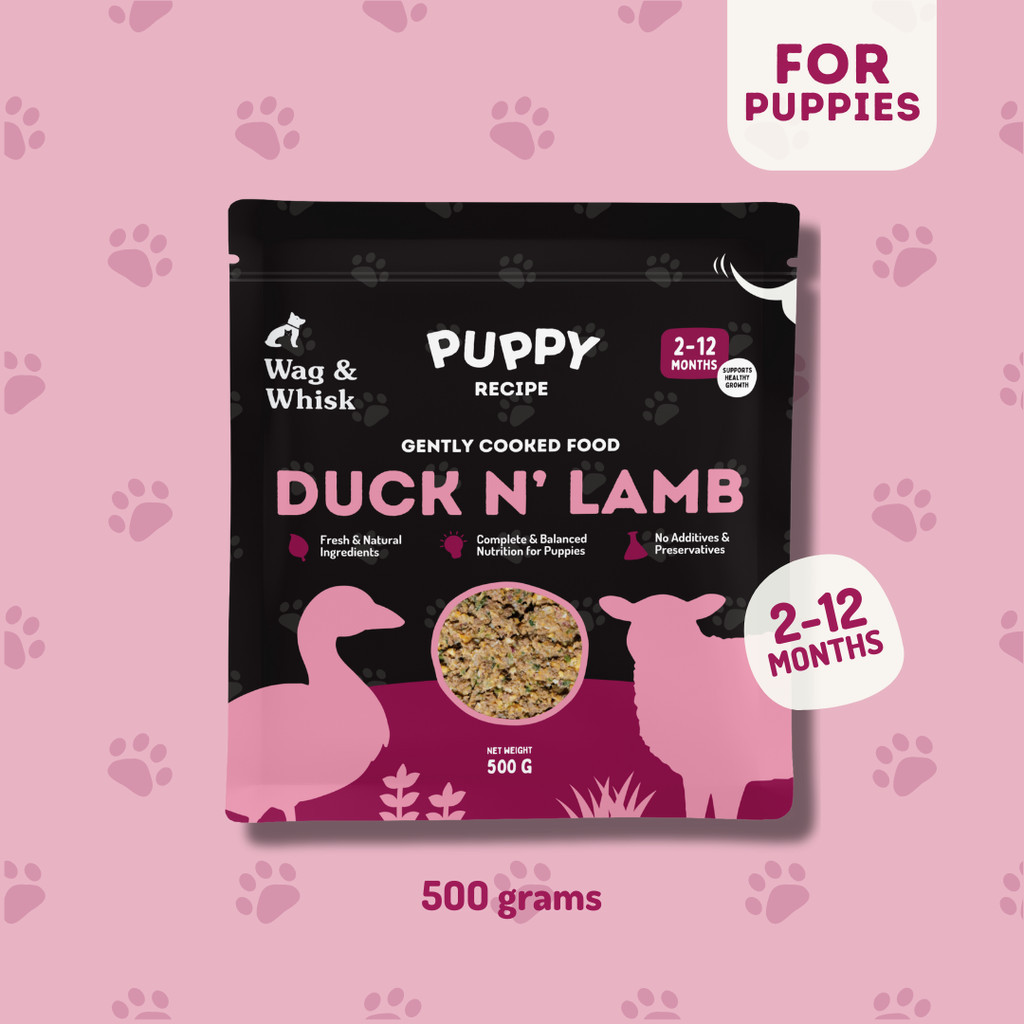 Jual Wag & Whisk Duck N’ Lamb 500gr Puppy Recipe - Cooked Food | Shopee ... - Lamb And Duck Puppy Food