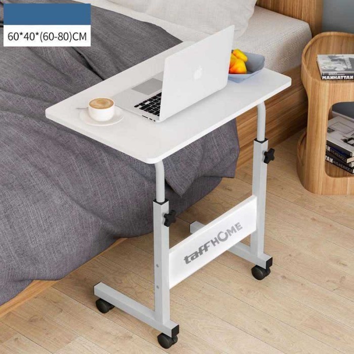 Meja Laptop Portable Adjustable dengan Roda foto 1