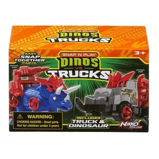 Jual KH27 Nikko Road Rippers Dino's VS Trucks - Raptor vs Sweeper Truck ...