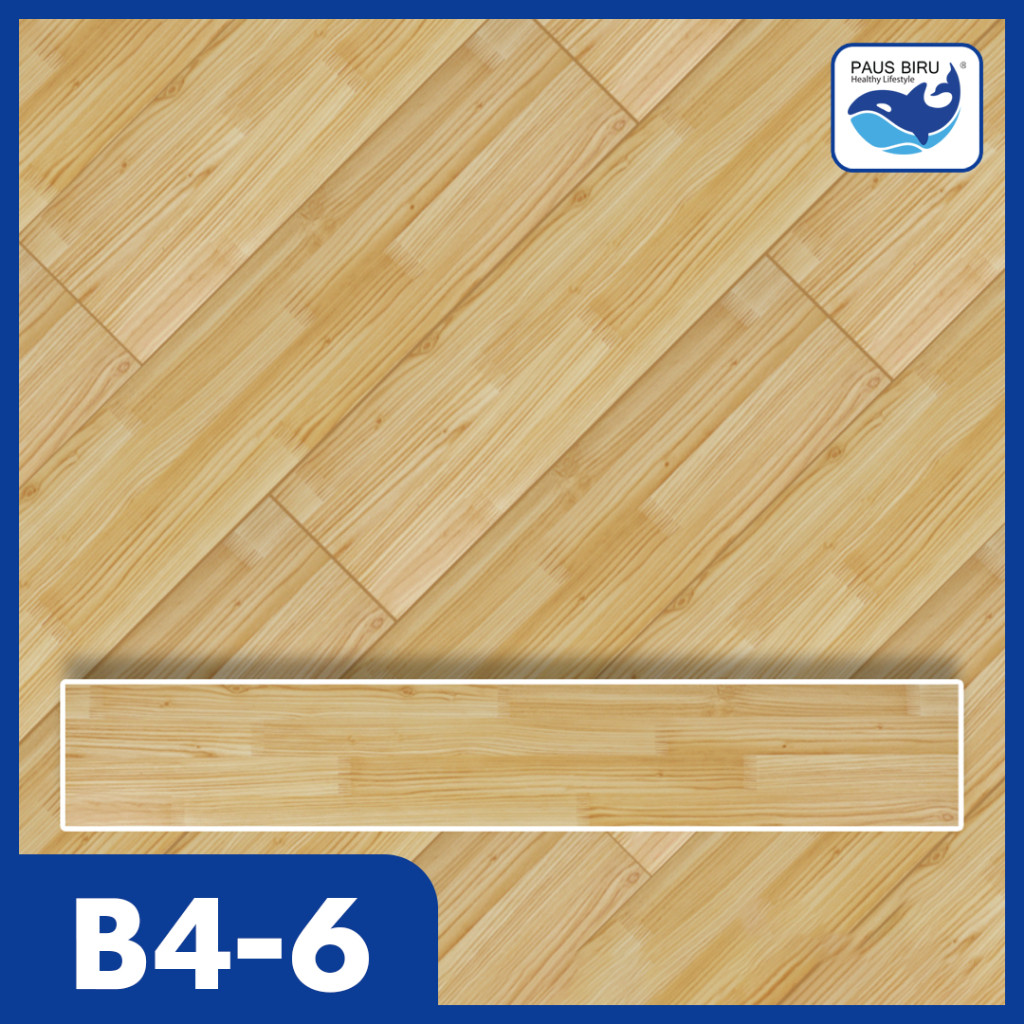 Jual Paus Biru - 1 BOX (36 Pcs) Floor Vinyl PVC Sticker 91,5x15,2cm ...