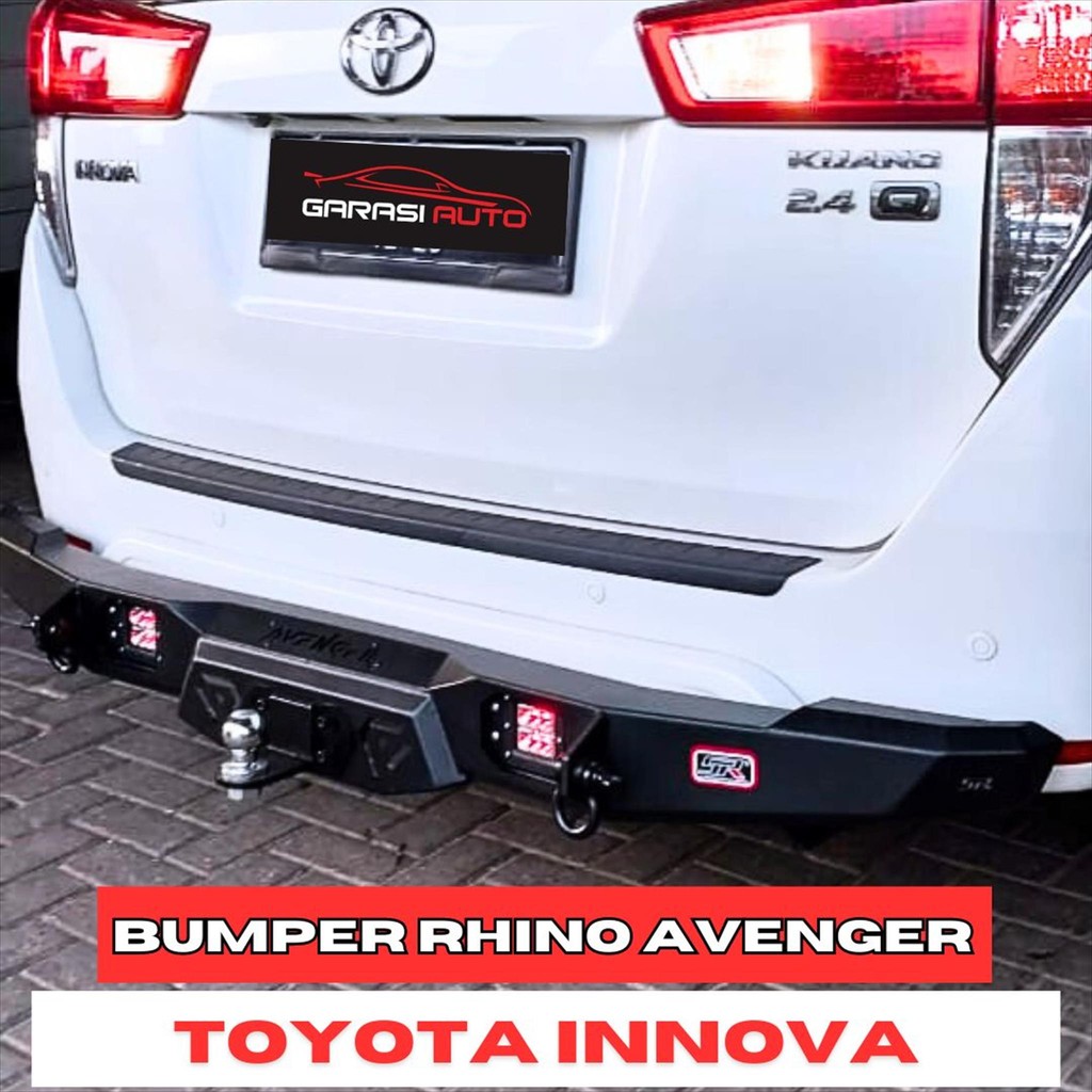 Jual Towing Tanduk Belakang Mobil Toyota Innova Bumper Bar Rhino ...
