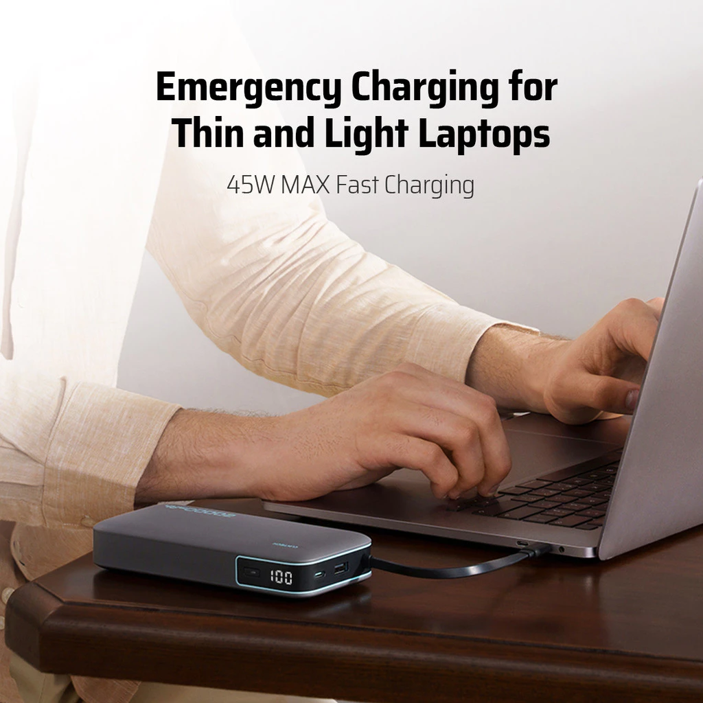 Cuktech CP253L Power Bank 20000mAh 55W USB Type-C Fast Charging