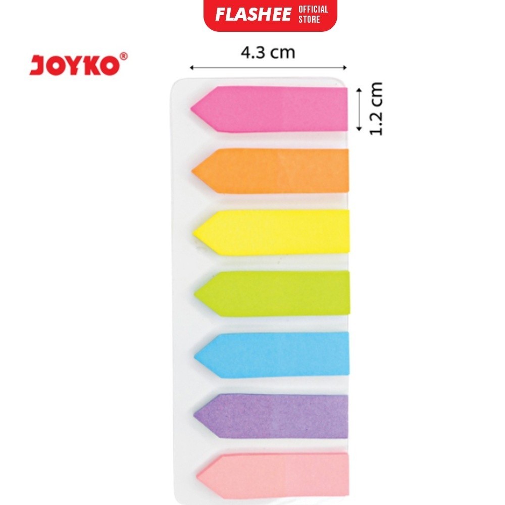 Jual Flashee Pembatas Penanda Panah Sticky Notes Joyko Index Mark Panah ...
