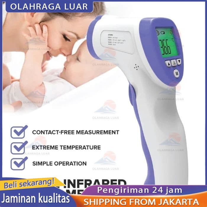 Jual 【NEW】Thermo Gun Termometer Tembak Thermometer Infrared Murah ...