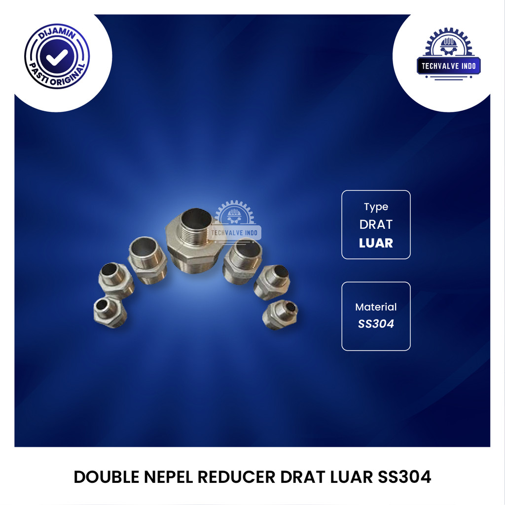Jual DOUBLE NEPEL REDUCER / NIPPLE REDUCER SS304 2 1/2 x 2 INCH ...