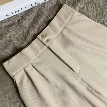 Celana Kulot Highwaist Knit Wanita Jennie Pants Premium 2 Kantong Saku Aktif Nyaman Elastis