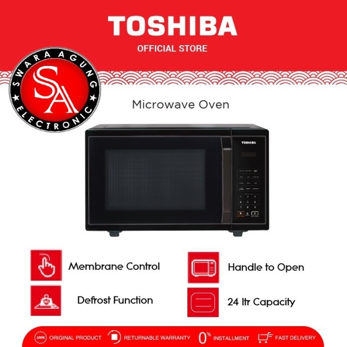 Jual Microwave Oven 24 Liter 800 Watt Toshiba Type: MM-EM24P (Khusus